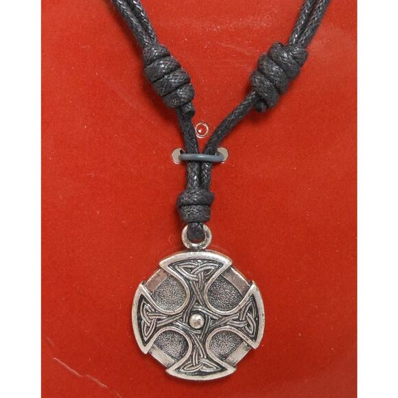 Vintage Celtic Vision Sacred Symbols Cross Necklace Pendant Celtic Symbol-12 - Picture 5 of 10